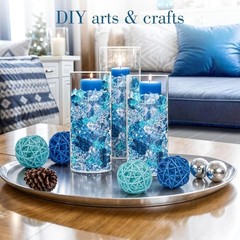 150pcs Premium Acrylic Ice Rocks Decorative Filler Parties Events Centerpieces