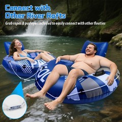 New Pool Float Adult, Inflatable River Tube Float, Tubes for Floating Heavy Duty