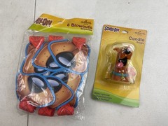 Hallmark Scooby Doo Candle and 8 Blowouts Party Birthday Party New