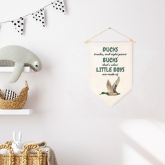 Mallard Ducks Nursery Decor Baby Stuff, Boy Hunting Decor, Duck Flag Sign, Ca…