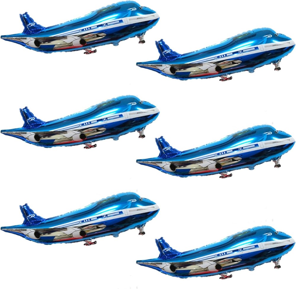 31inch Large Airplane Blue Party Decoration Airplane Balloon Birthday Party Supp