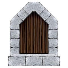 Beistle Castle Door & Window Props Party Accessory