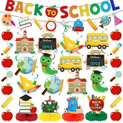 Back to School Decorations, Welcome Back to School Banner for Classroom | NO-…