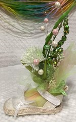 Summer GinghamCenterpiece For Baby Shower, Birthday, Keepsake Outfit-Unique