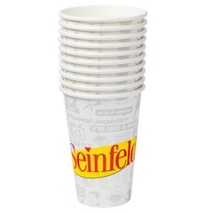 Silver Buffalo Seinfeld TV Series 60 Pack Partyware Disposable Paper Plates, …