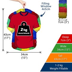 Personalised Shirt Pinata Soccer Jersey kit football party game Birthday Sports
