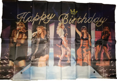 Large New Taylor Swift Birthday Background Banner Tour Performances