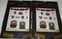 2 NEW Spooky Carnival Evil Clowns 10pc Horror Circus Decor Kit lot w/ Banners