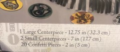 Harry Potter™ Table Decorating 1 Lg And 2 Small Centerpieces 20 Piece Confetti