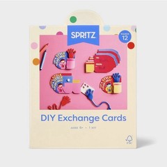 12 Count 3” Teachers Supply High Five Sticky Hands Premium Exchange Cards Spritz