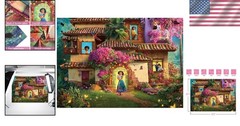 Whimsical 7x5FT Magic House Theme Backdrop for Unforgettable Birthdays