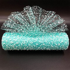 Floral Tulle Roll 15cm x 9.14m Wedding Baby Shower Party Decor Craft DIY Fabric