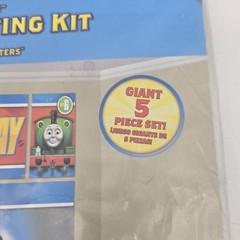 Thomas & Friends Giant Scene Setter Wall Decorating Kit 5 Piece Set 2011 NEW