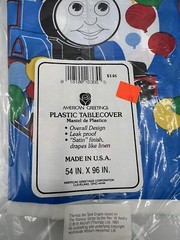1990s Thomas the Tank Engine Plastic Tablecovers – Set of 3