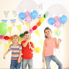 50Pcs Balloon Sticks with Cups, 16In Clear Bobo Balloon Holders Large and Long B