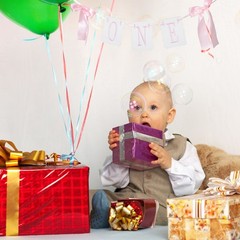First Birthday Party Supplies 1st High Chair Banner Baby Boy Decorations