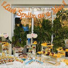 Last Spritz as a Miss Banner, Aperol Spritz Theme Bachelorette Bridal Shower Par