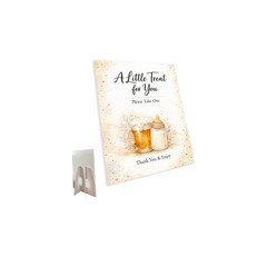 Baby Shower Table Signs 2pc Coffee Bar Brewing A Little Treat For You Decor