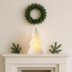 Light Up Christmas Tree 19.7″ Honeycomb LED USB Indoor Holiday Decor