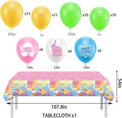82Pcs Easter Party Decorations for Kids – Easter Egg Hunt Kit with Happy Easter