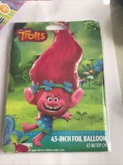Trolls Poppy Foil Balloon 43″ Multicolor Pink Brand New Party Balloon
