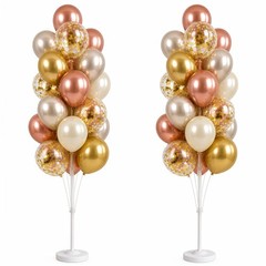 Balloon Column Kit 2 Pack 74 Inches Height – Wedding Baby Shower Party Decor
