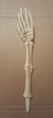 1pcs Skeleton Hands Decor cosplay Funny Halloween Skull Arm Hands free ship