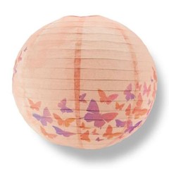 Quasimoon 14″ Premium Print Butterfly Daydreams Paper Lantern, Design by Espe…