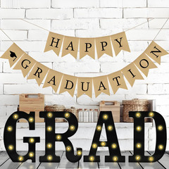 Graduation Decorations Letters Marquee Signs, Light up Class of 2025 Marquee Lig