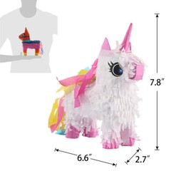 3Pcs Donkey Pinatas with Hanging Loop for Fiestas Mexican Cinco de Mayo Decor