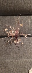 Pink & Gold Foil Star Cascade Table Centerpiece Decoration for Party