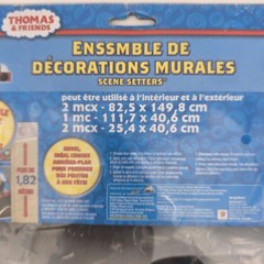 Thomas & Friends Giant Scene Setter Wall Decorating Kit 5 Piece Set 2011 NEW