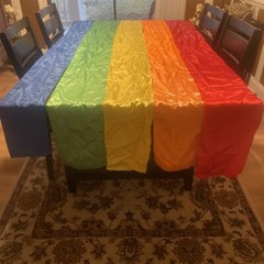 Rainbow Color Ribbon Type Fabric FREE SHIPPING