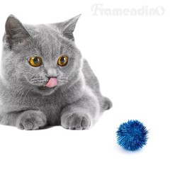 , 12 Pack 2 Inch Glitter Tinsel Sparkle Fuzzy Balls Pom Poms Ball for DIY Cra…