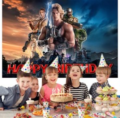 He-Man Party Decorations Backdrop Banner Poster Vinyl Birthday Gift