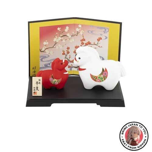 New Seto Togei Co. Ltd. 2026 Zodiac Figurine Compact Horse New Year’s Decoration