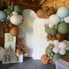 Baby Shower Decorations Baby Balloon Boxes Blocks with 30 Letters for DIY Boy…