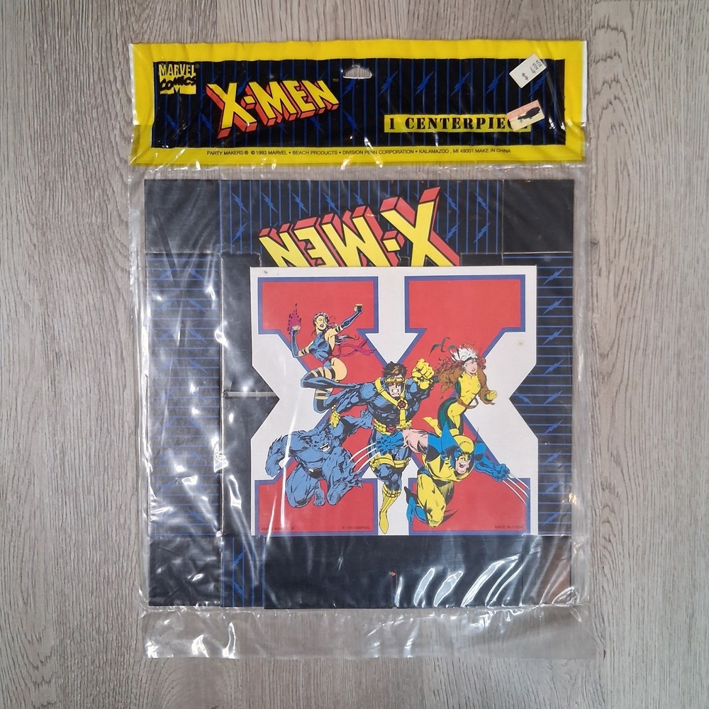 Vintage Marvel X-Men Party Centerpiece Decoration 1993