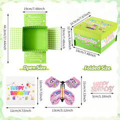 Birthday Explosion Gift Box, Birthday Butterfly Flying Surprise Gift Box, DIY Ex