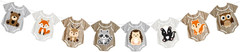 Baby Shower Decorations Woodland Animals Pre-Strung Banner Onesize Sleeve Bodysu