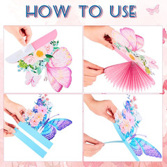 10 Pieces Butterfly Centerpieces for Tables Butterfly Birthday Party Decorations