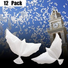 12-Pack Balloons Memorial Release in , Biodegradable White Angel Lanterns7837