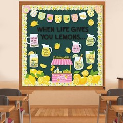 Lemonade Stand Summer Bulletin Board Paper Cut Outs Decorations Supplies
