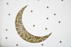 Ramadan and Eid Gold Crescent Moon Party Packs (Napkins and Food Picks / Cupcake