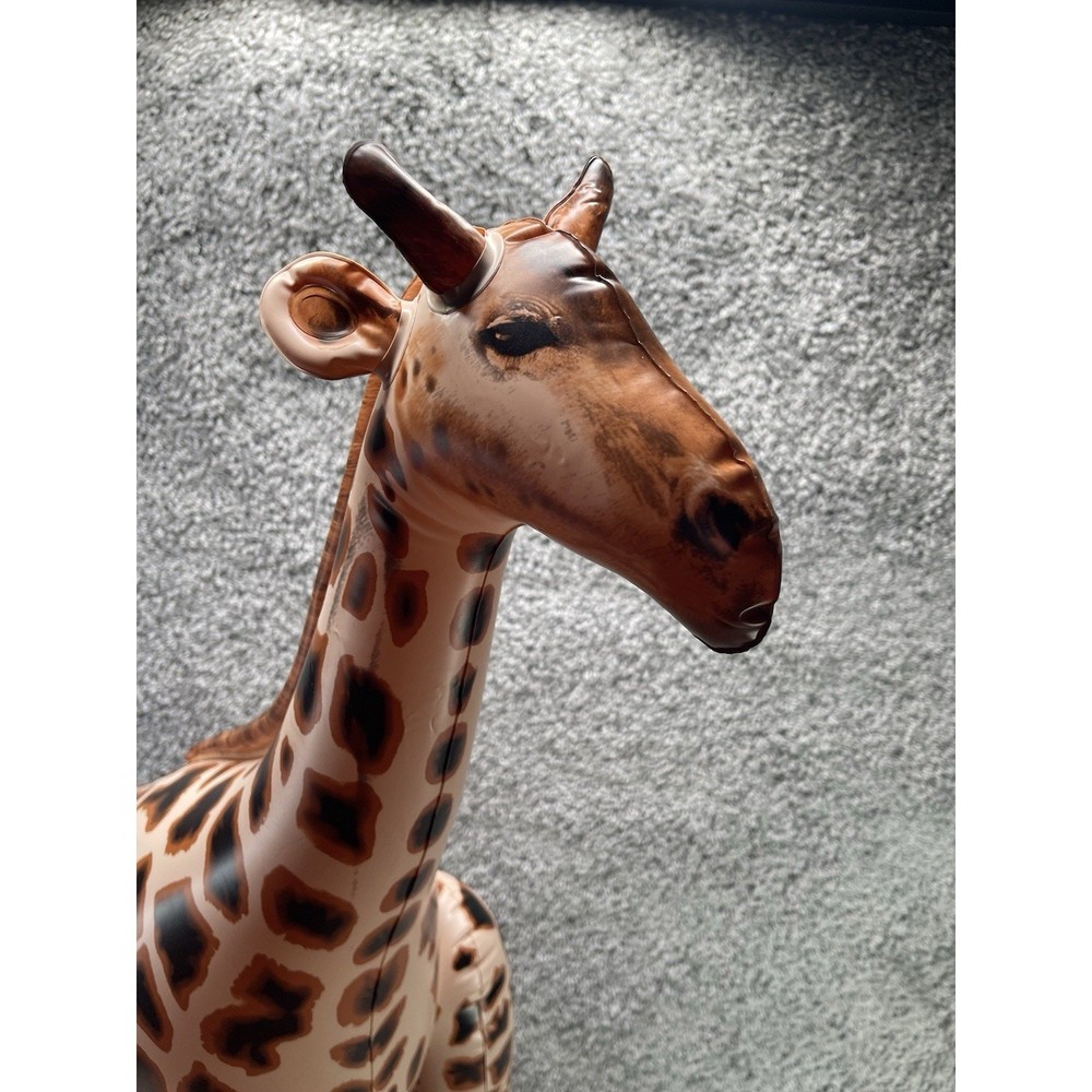 Realistic Inflatable Giraffe Jungle Animal Wildlife Safari Toy Party Decoration