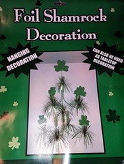 St. Patrick’s Day Hanging Tabletop Shamrock Decoration 26″ Long -New!