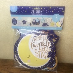 TWINKLE TWINKLE LITTLE STAR PARTY THEME BABY SHOWER, BABY ANNOUNCEMENT ~ BUNDLE