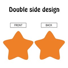 80 PCS Colored Star Shape Cutouts Cardboard Bulletin Board DIY Craft Decor