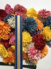 Fake Artificial Marigolds & Stems Flowers Baby Shower Party Wedding EB1D24