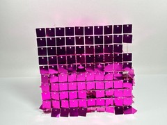 24PCS Hot Pink Shimmer Wall Backdrop Panels 4x6FT Party Decoration Set
